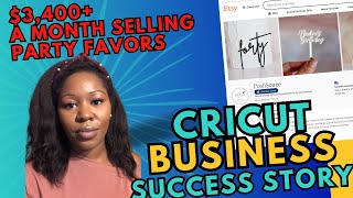 Party Favor Small Business | Etsy Shop Review | Cricut Business Success Story