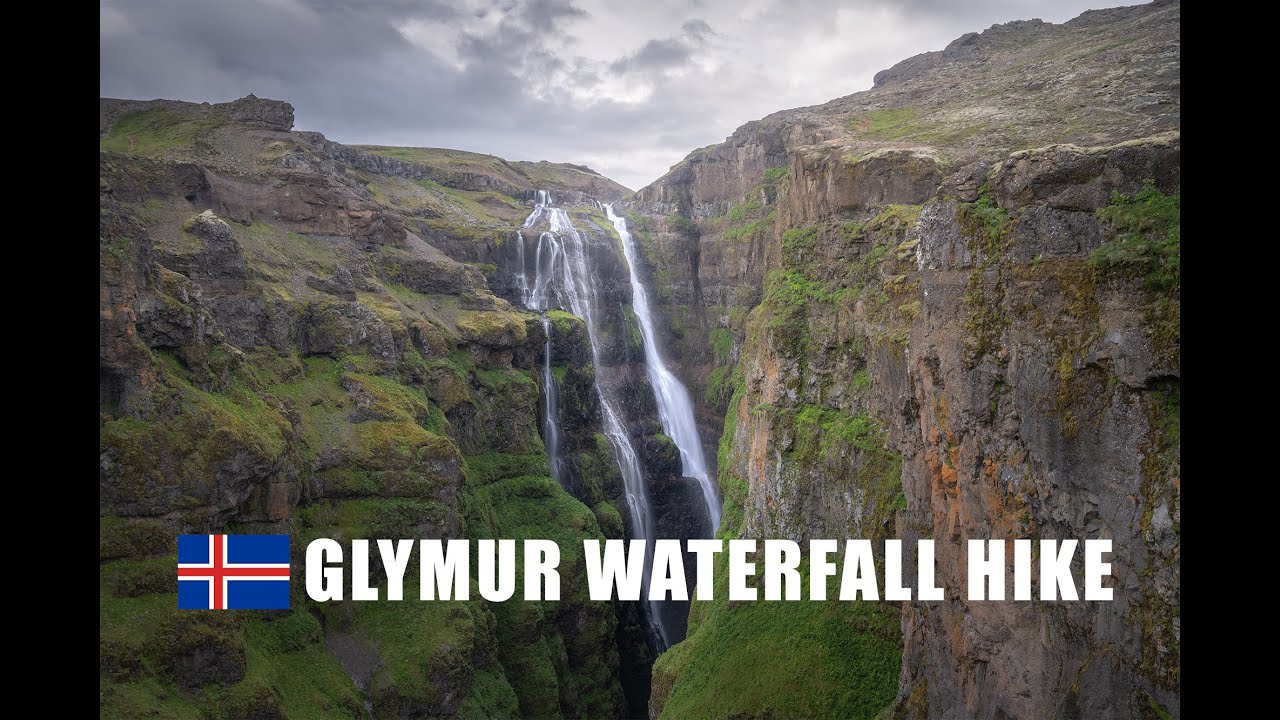 Hiking in Iceland EP 22: Glymur Waterfall Hike — Glymur Waterfall — video poster