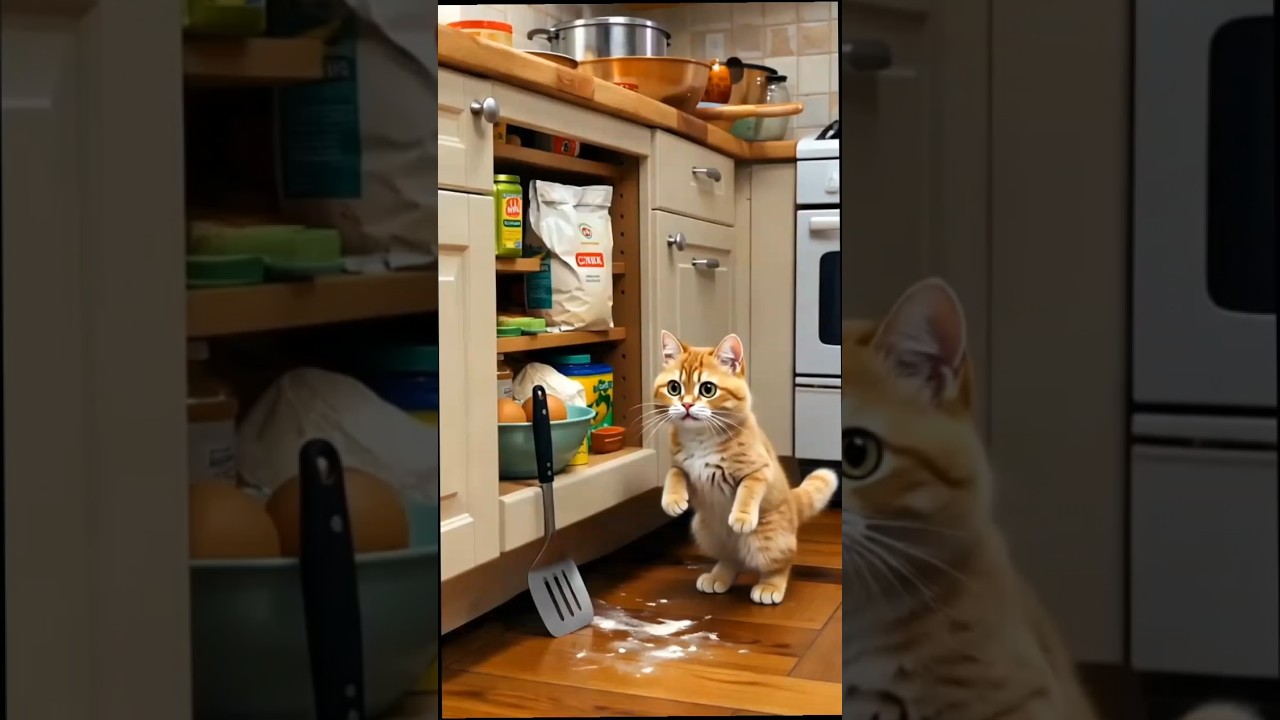 Funny cat meow meow😸😺😺