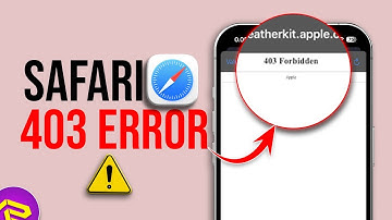 Safari 403 Forbidd-fout op iPhone | Hoe de 403 Forbidd-fout te verhelpen