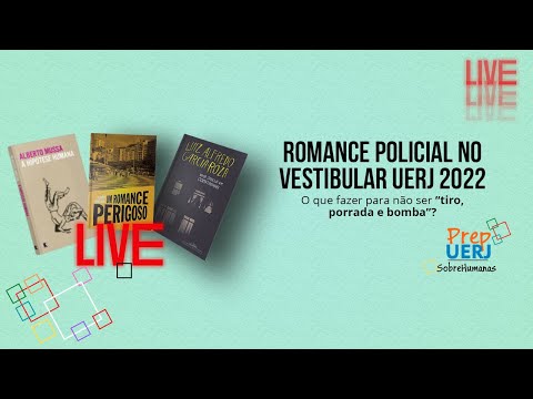 Romance policial no vestibular UERJ 2022, com Rafaela Simões