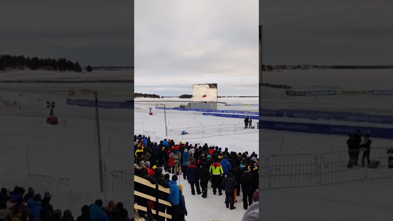 Lucas Blakeley beating Sebastian Vettel by less than a tenth at ROC in Piteå (from crowd's POV)