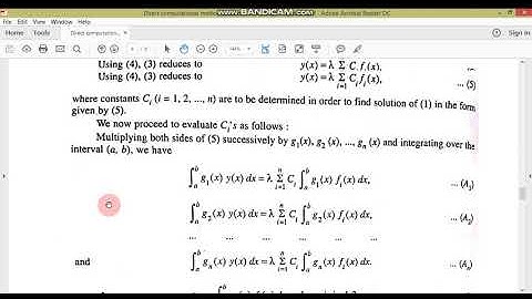 Direct computational method to solve homo integral equation//MM-II//M.Adnan Anwar
