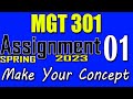 MGT301 Assignment 1 Solution Spring 2023 | MGT301 Assignment 1 Solution 2023