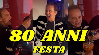 Roby Facchinetti compie gli anni e il figlio Francesco gli ha organizzato una festa a sorpresa