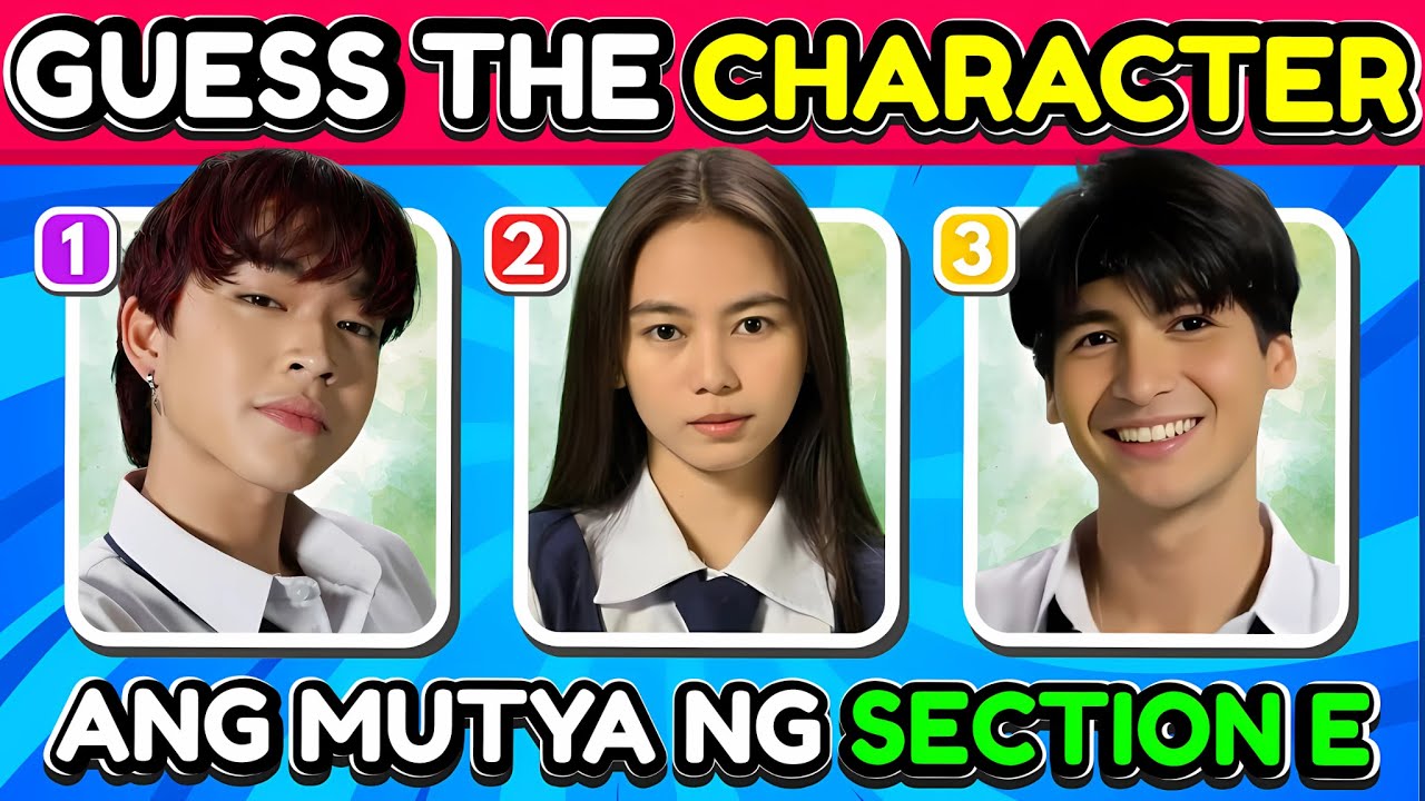 Викторина «Жемчужина раздела E» | УГАДАЙ ПЕРСОНАЖА 🎭🌟