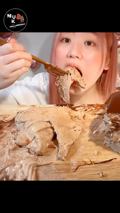 CREAMY CREPE CAKE 🎂🤤❤️ ASMR MUKBANG *satisfying bites*                                  ©️MIYU ASMR