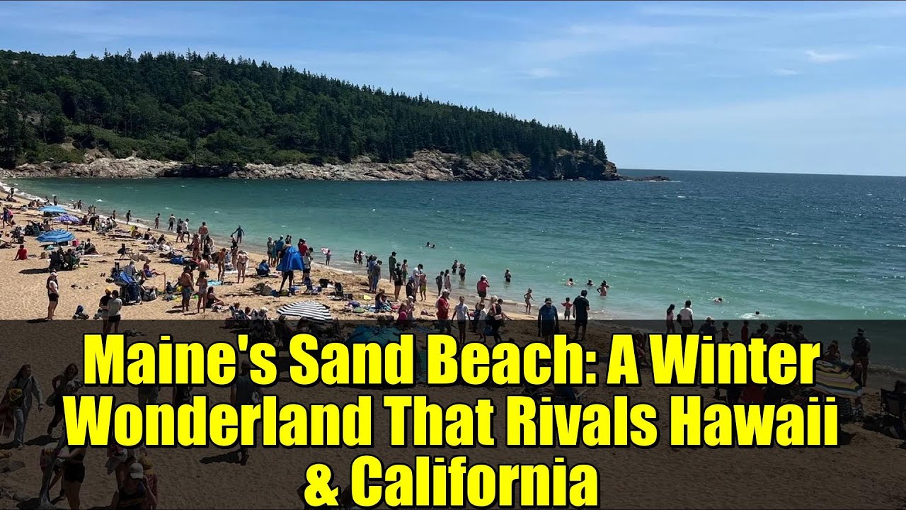 Maine's Sand Beach: A Winter Wonderland That Rivals Hawaii & California | Acadia National Park
