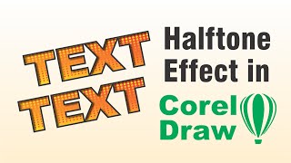 How To Make Halftone Effect In CorelDraw X7 | Tutorial For Beginners