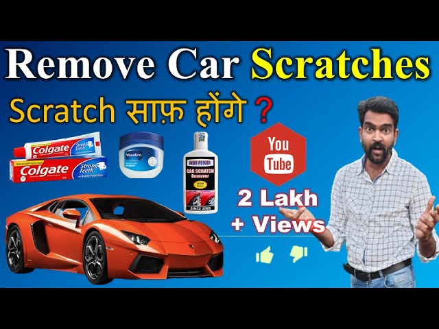 How to Remove Car Scratches, Indo Power Car Scratch Remover