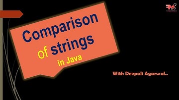#39 Comparison of Strings | compareTo(), equals() ,equalsIgnoreCase() Methods  | CORE JAVA | Hindi