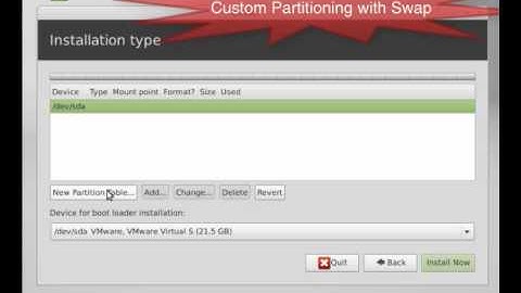 Linux Mint 13 Cinnamon Installation Steps on VMWare Workstation 8 with Issue-Free Disk Setup