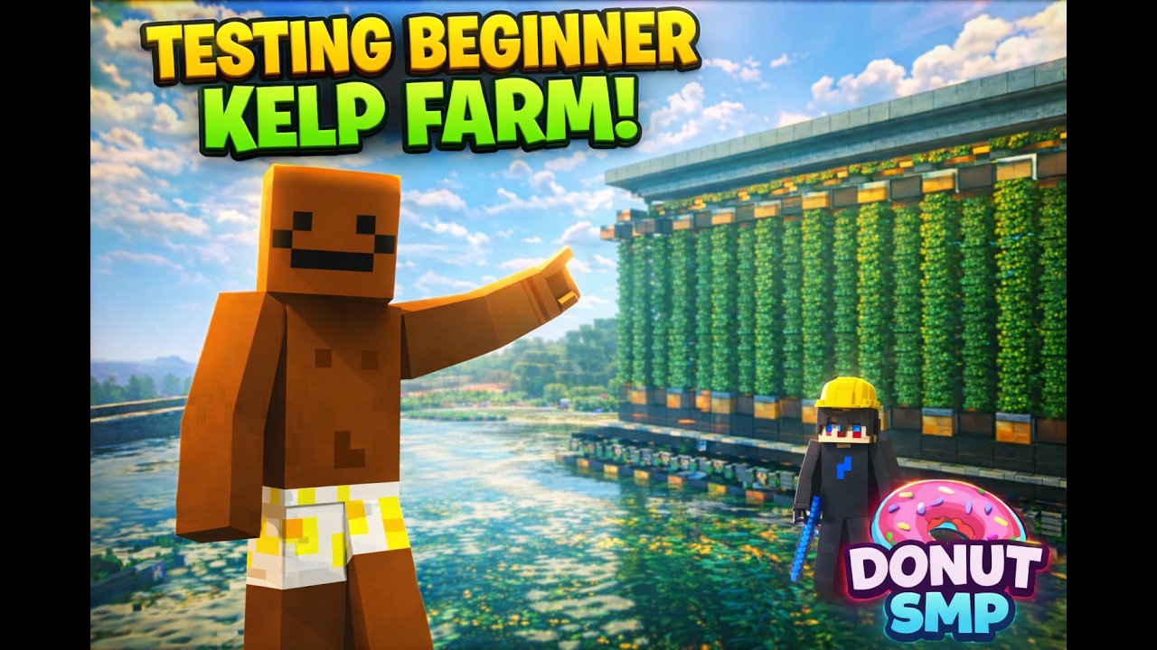 Is This Beginner Kelp Farm Actually Worth It? | Donut SMP