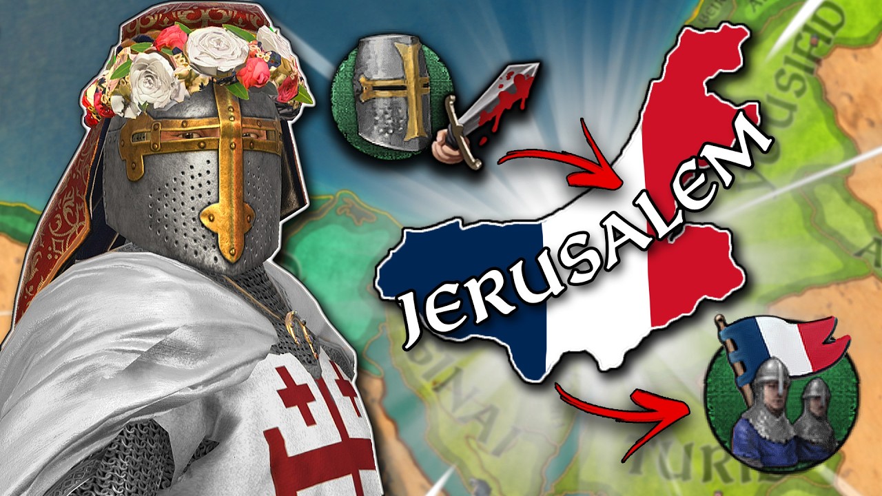 I Actually CRUSADED as FRANCE in Crusader Kings 3 (and won)