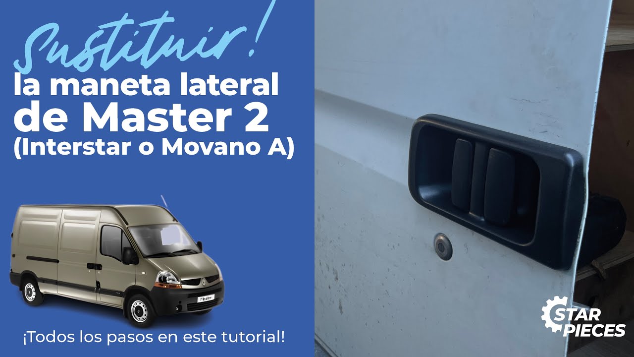 Manija Derecha Para Puerta Deslizante De Renault Master Y Opel Movano 1998-2010 – Pieza Genérica
