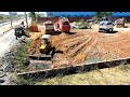 The best ultimate project successfully 100 by techniques operator bulldozer pushing soil fill land