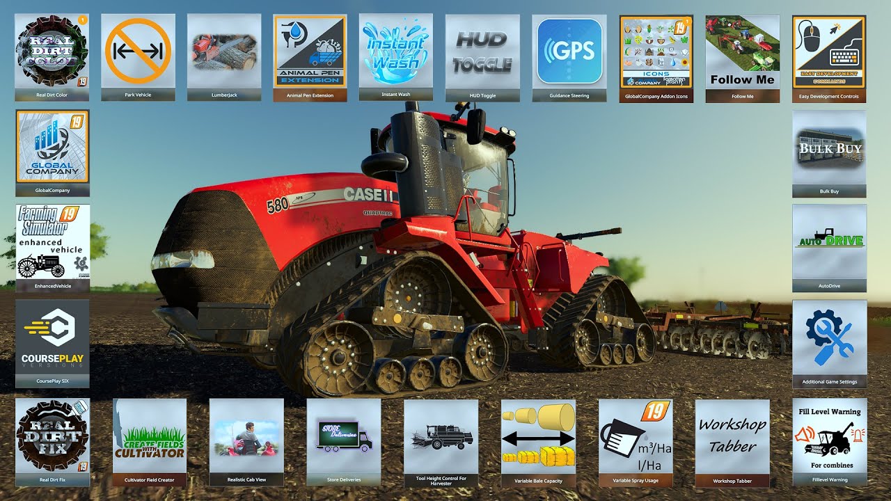 The 25 Mods I Install EVERY time I start a NEW Game on PC - Farming  Simulator 19 - YouTube