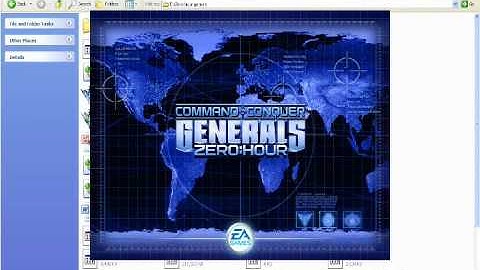 C&C Generals Zero hour problem.