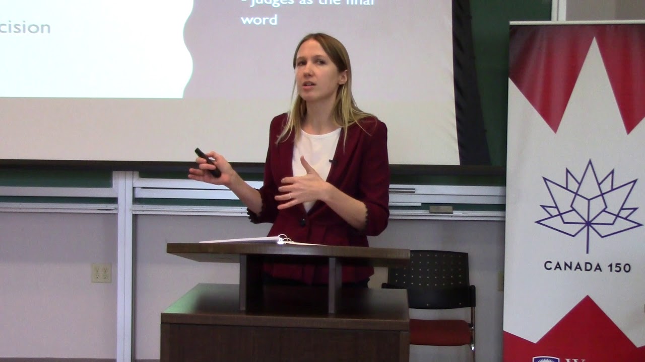 Kate Glover, "The Future of the Supreme Court of Canada" YouTube