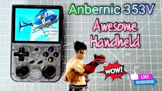 Anbernic RG353 V unboxing , testing games , first impression ,my best budget device in 2024