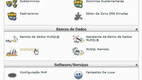 Hotel da WEB - Restaurando um backup para uma base de dados MySql existente - cPanel
