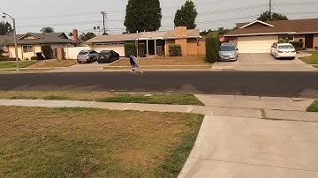 Blade mCPX BL2 in the yard -- Flight 4