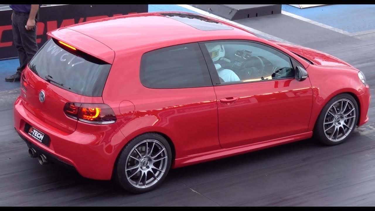 554bhp R-Tech Performance Mk6 Golf R 1/4 Mile 10.68 @ 128mph - YouTube