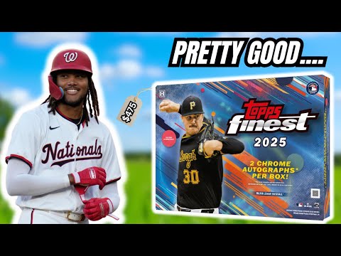 These are Almost $500 Now? 2025 Topps Finest Baseball Hobby Box Review!