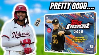 These are Almost $500 Now? 2025 Topps Finest Baseball Hobby Box Review!