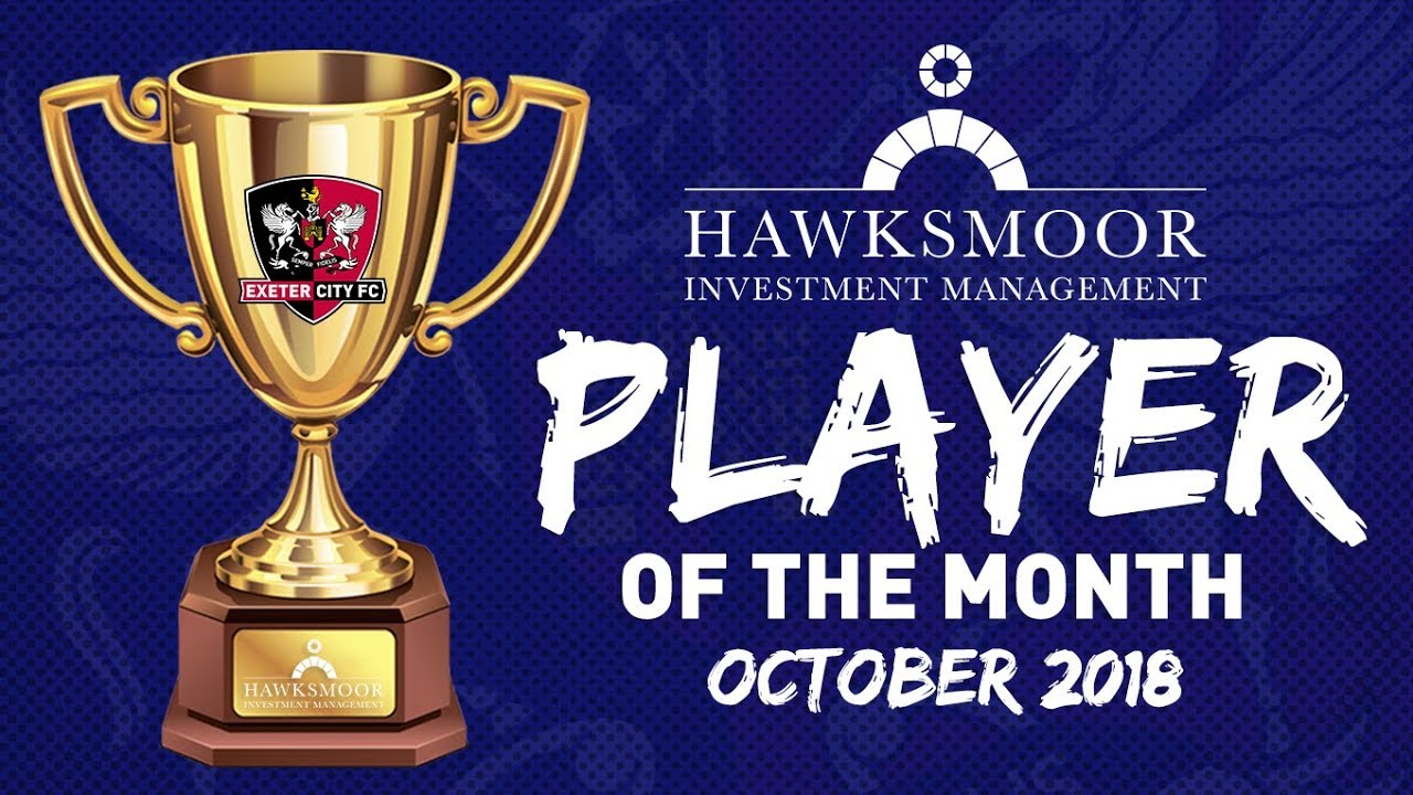 🏆 VOTE for your Hawksmoor IM Player of the Month for October football score
