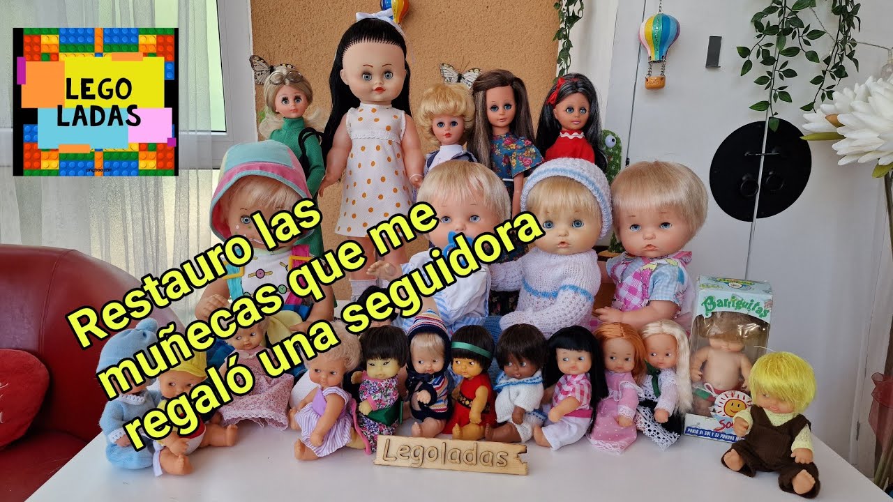 Restauro tooodas las muñecas que me regaló una seguidora. 😀👀