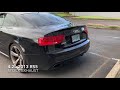 My 2014 AUDI RS5 before and after ECS Xpipe