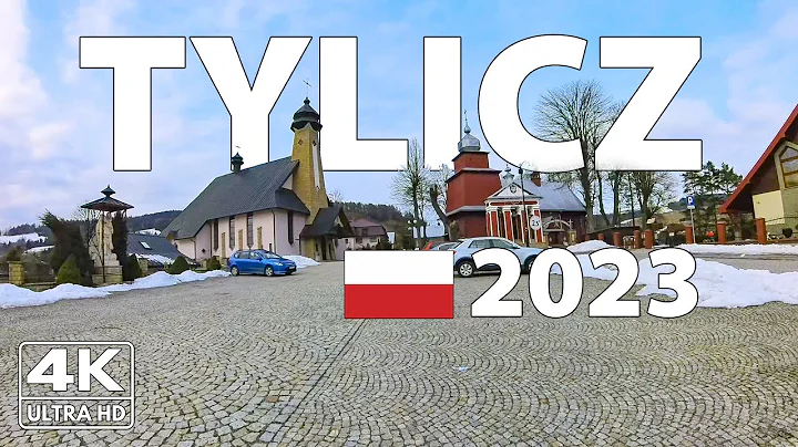 Tylicz Poland Walking Tour ⛅️ 4K Winter Walk With Captions