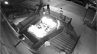 Vandals deface Virgin Mary statue in Brooklyn Heights