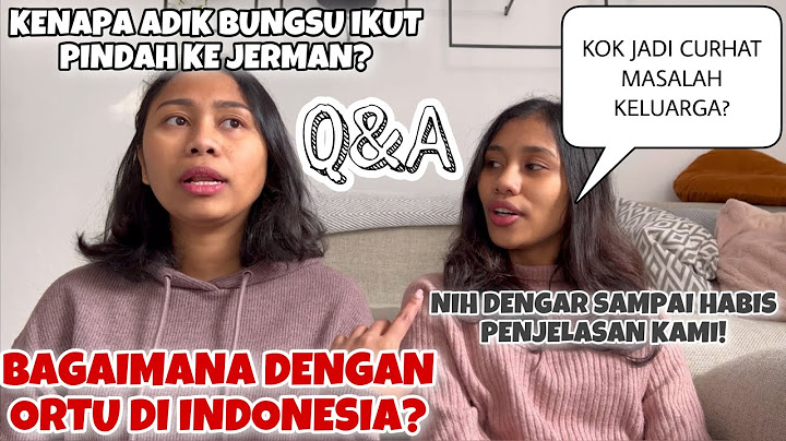 CALLED A DISOBEDIENT CHILD BECAUSE HE LEFT HIS PARENTS IN INDONESIA