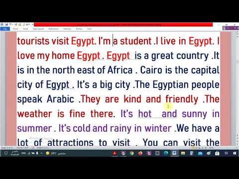براجراف عن Egyptian Tourist Attractionsمناطق الجذب المصرى للسائح للصف الثالث الاعدادى2022