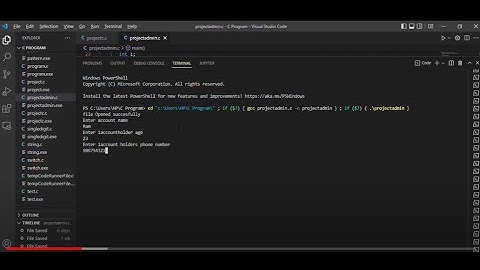 #11. ATM BANKING USING C PROGRAMMING