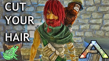 How Cut Hair and Dye Hair - Ark Survival Evolved Scissors Crafting