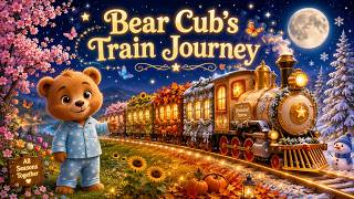 Little Bear’s Magical Train Journey | Music For Babies & Kids To Sleep screenshot 3