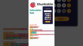 Calculate Your Way to Fun: Embark on an App Adventure with Thunkable!📱✨#AppDev #Thunkable #Coding screenshot 4
