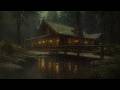 Heavy Rain in the Deep Forest at Midnight 🌧️ Thunderstorm Sounds for Deep Sleep
