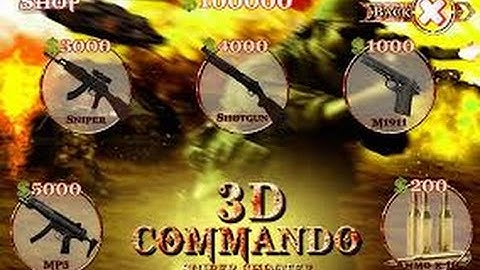 Commando Sniper Shooter 3D Android Gameplay Trailer HD
