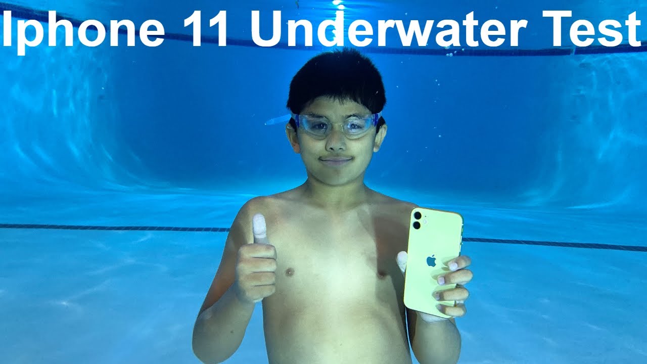 Can I take my iPhone 11 swimming?