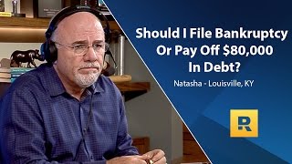 Should I File Bankruptcy Or Pay Off $80,000 In Debt?
