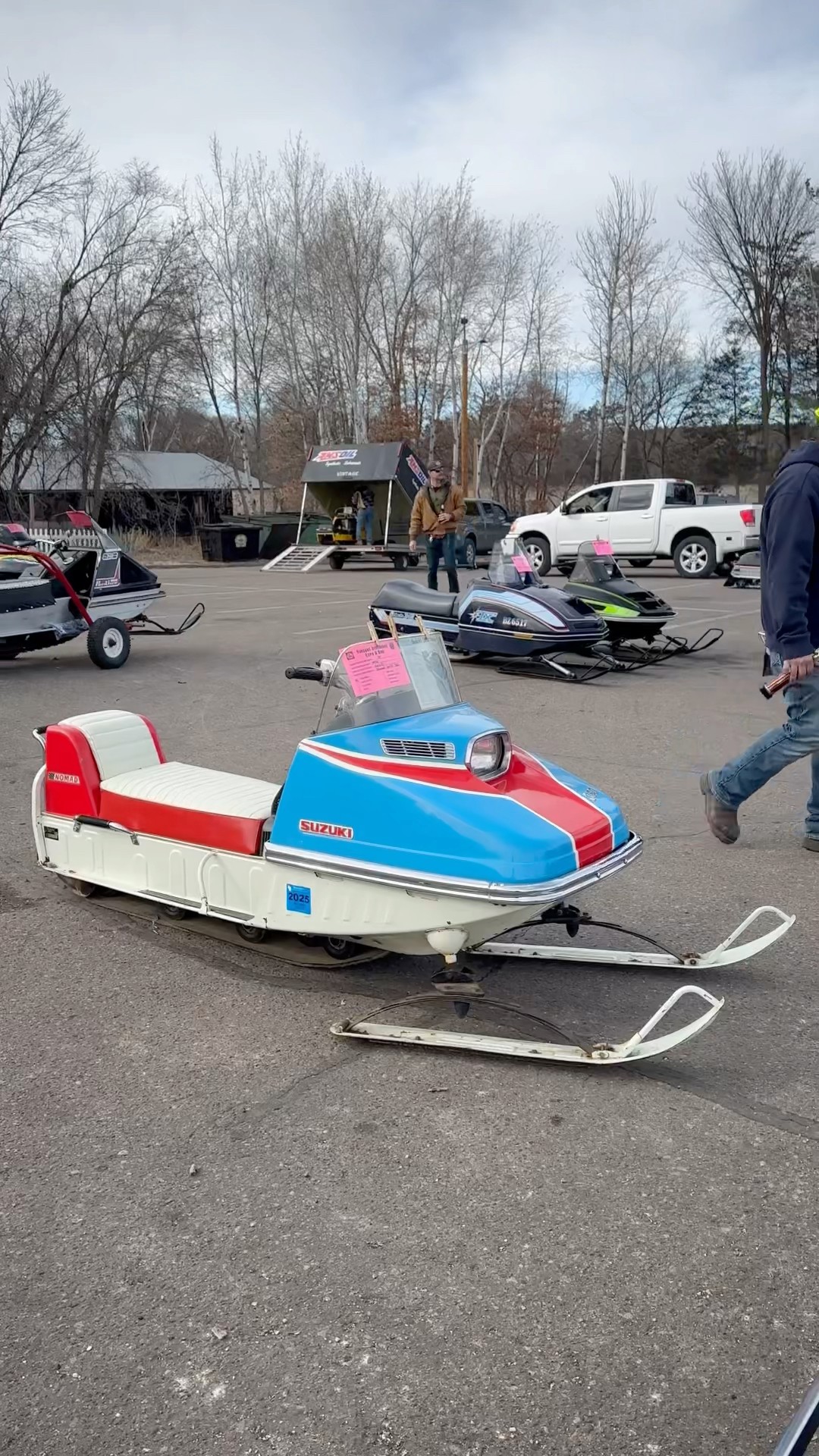 1972 Suzuki 360 Nomad at Jumpin Jacks Vintage Snowmobile Show