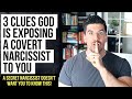 God is exposing a covert narcissist to you if   