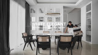 WHITE ELEGANT | A Semi-Detached House | Ozana Residence