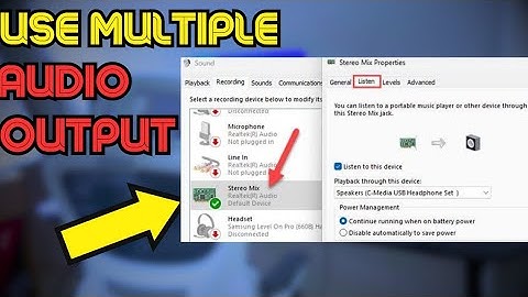How to Use Multiple Audio Outputs on Windows 11