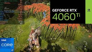 Horizon forbidden west RTX 4060 Ti 8GB | 1080P Very High Settings