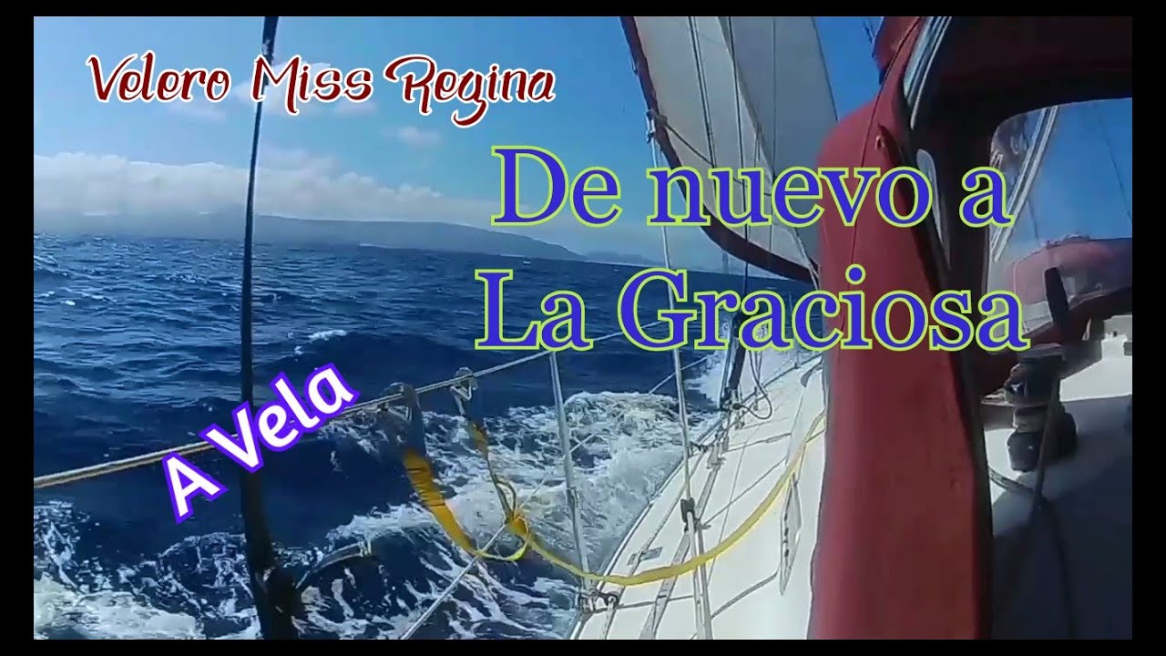 Navegando a La Graciosa por segunda vez